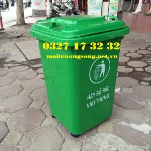 thùng rác chung cư 60 lít