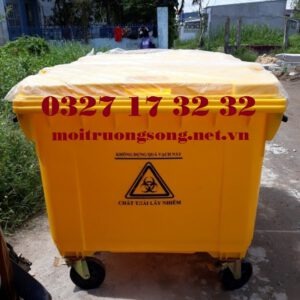 Các loại thùng rác y tế 660l