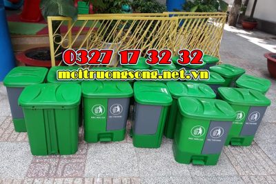 Thùng rác dùng cho phân loại rác tại nguồn