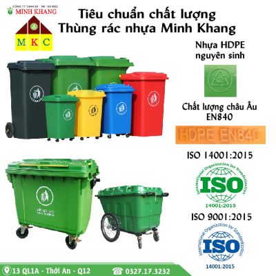Chất lượng thùng rác Minh Khang