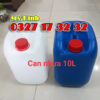 Can vuông 10l nắp đỏ, xanh trắng