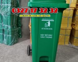 Mua thùng rác đạp chân 120L giá rẻ HCM