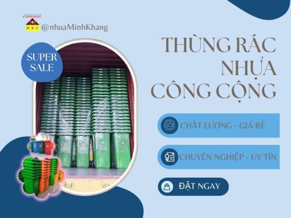 Nên mua thùng rác nhựa công cộng ở đâu