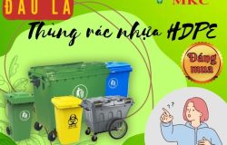 những mẫu thùng rác nhựa HDPE nên mua