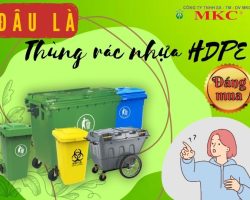 những mẫu thùng rác nhựa HDPE nên mua