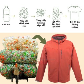 Quần áo làm từ rác thải nhựa