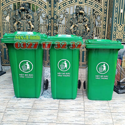 Báo giá thùng rác nhựa 240L loại 11kg-13kg-14kg