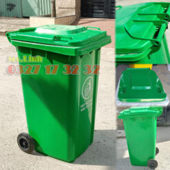 Thùng rác 240L dày nhựa HDPE 14kg, 16kg