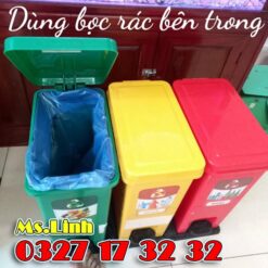 Túi rác cho thùng rác 3 ngăn 3 màu