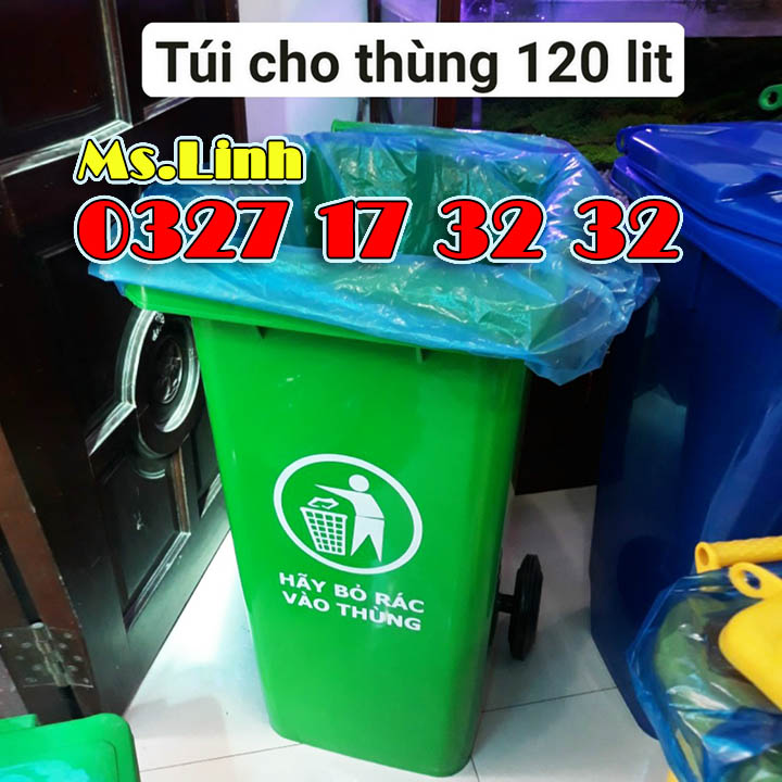 Túi rác 90x120 cm nhựa dẻo dai cho y tế 4 màu chuẩn thông tư 20