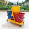 Xe vắt nước đôi 60 lít có bánh xe