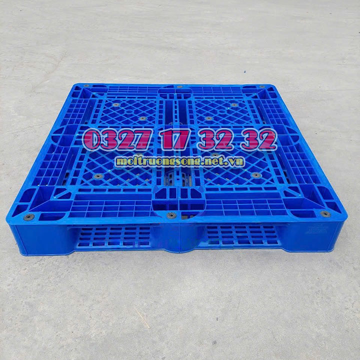pallet-nhua-1100x1100x150mm-pl09lk-gia-re Pallet nhựa 1100x1100x150 mm giá rẻ