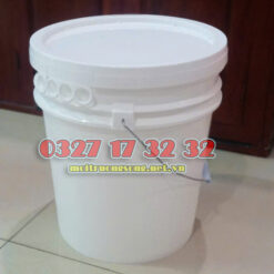 Thùng nhựa 22 lít quai sắt xô sơn