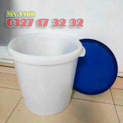 Vỏ thùng sơn 30 lít nắp xanh có tay nắm