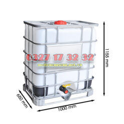 Kích thước thùng phuy nhựa 500 lít IBC tank