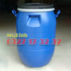 Thùng nhựa 60L có nắp phuy hóa chất