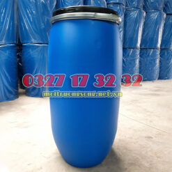 Thùng phuy nhựa 160 lít mở đai khóa