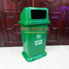 Thùng rác 95L-100L nắp hở nhựa HDPE công cộng