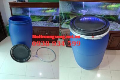 Thùng phi nhựa 220L