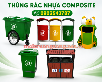 các loại thùng rác composite