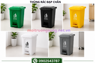 các loại thùng rác đạp chân 30L