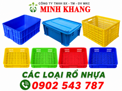 các loại rổ nhựa
