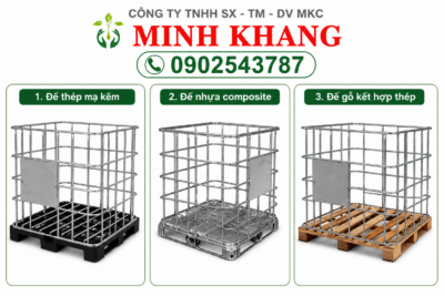 Đế của tank ibc nhựa 1000L