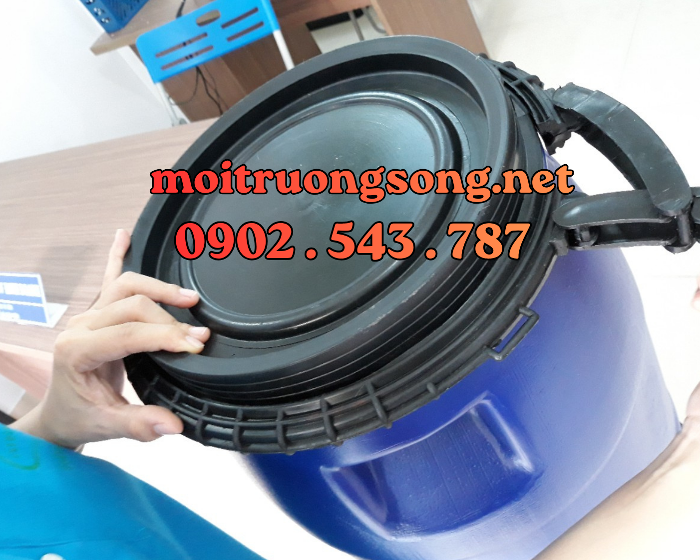 nắp hở phuy 30l-50l moitruongsong.net.vn (93) nắp phuy nhựa 30l-50L