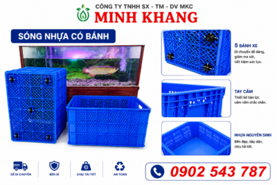 rổ nhựa có bánh