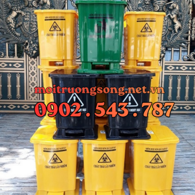 các loại thùng rác y tế 25L