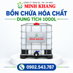 Bồn chứa hóa chất dung tích 1000L