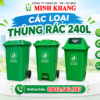 các loại thùng rác 240L