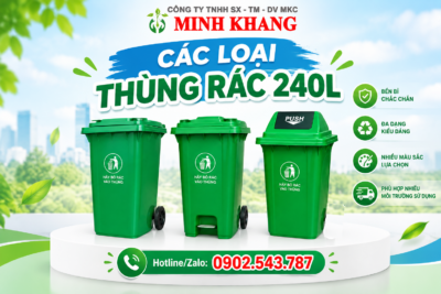 các loại thùng rác 240L