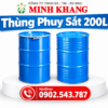 thùng phuy sắt 200L mới 100%