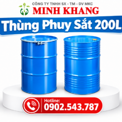 thùng phuy sắt 200L mới 100%