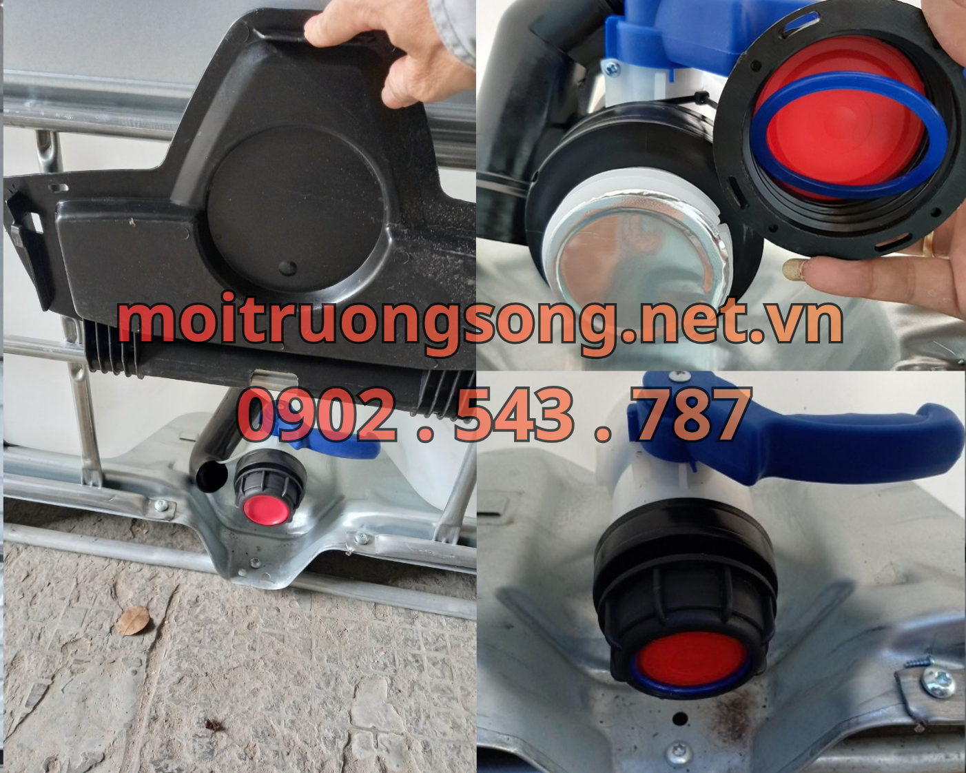van xả của Tank nhựa ibc 1000L moitruongsong.net.vn